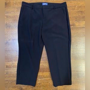 Black Ankle Cut Slacks